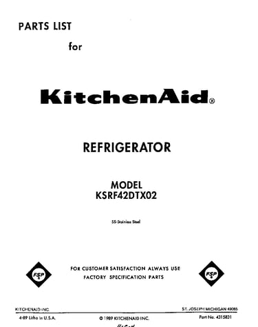 Front cover