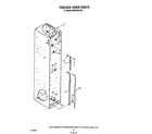 KitchenAid KSRF42DTX02 freezer liner diagram