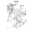 Roper RT14CKXVW00 cabinet diagram