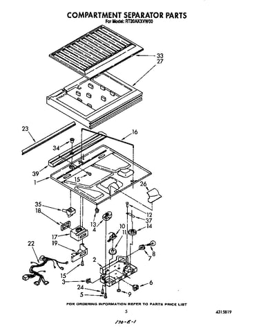 Compartment separator