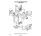 Whirlpool ED25PSXRWR1 air flow and reservoir diagram