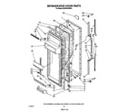 Whirlpool ED25PSXRWR1 refrigerator door diagram