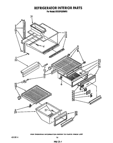 Refrigerator interior