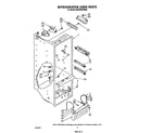Whirlpool ED25DWXVW00 freezer section diagram