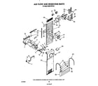 KitchenAid KSRF42DTX01 air flow and reservoir diagram
