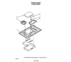 Whirlpool SC8536EWW0 cooktop parts diagram
