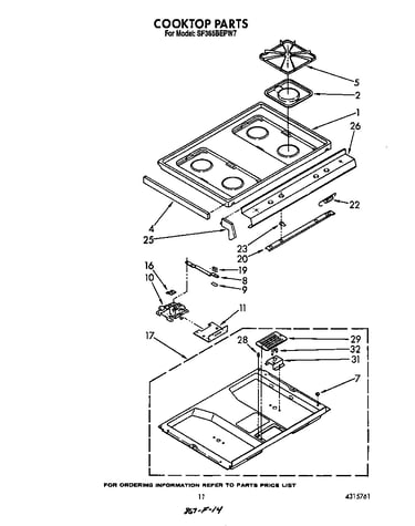 Cook top
