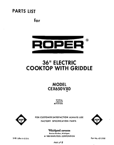 Cover page