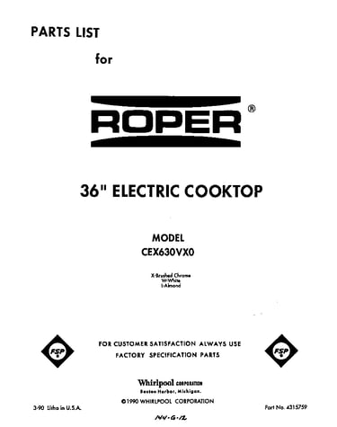 Cover page