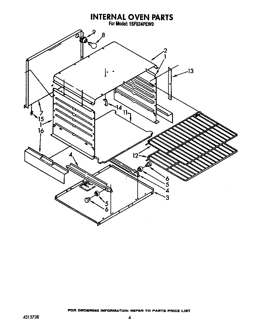 Internal oven