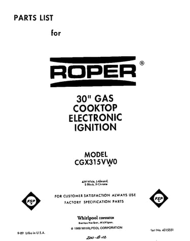 Cover page-text only