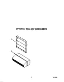 Lit/optional wall cap accessories