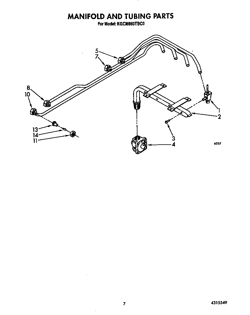 Manifold and tubing