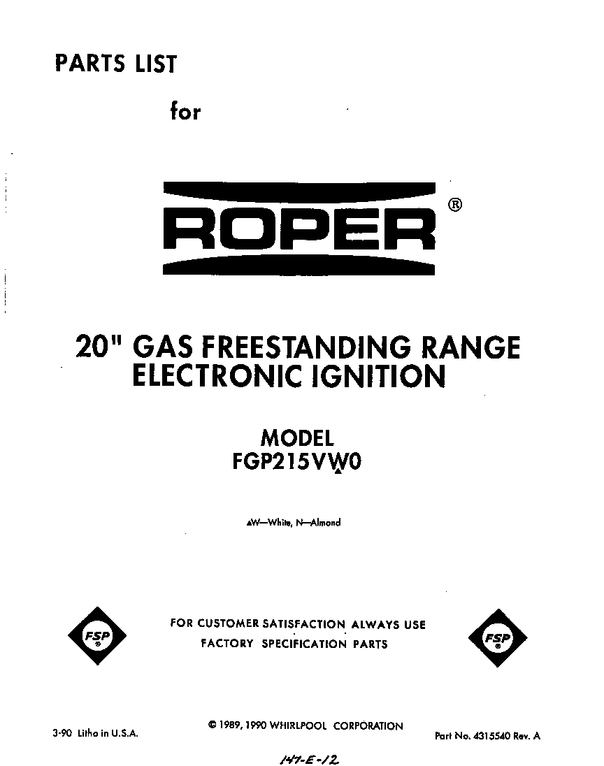 Front cover
