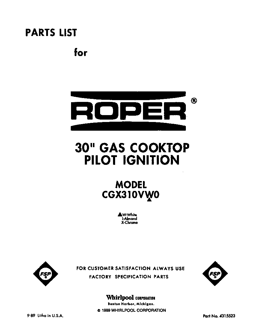 Cover page-text only