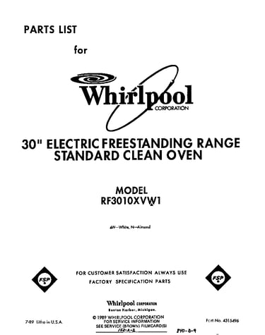 Front cover