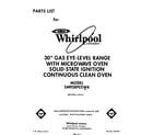 Whirlpool SM958PESW4 front cover diagram