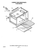 Cabinet and hinge