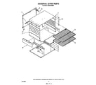 Whirlpool SE950PERW5 internal oven diagram