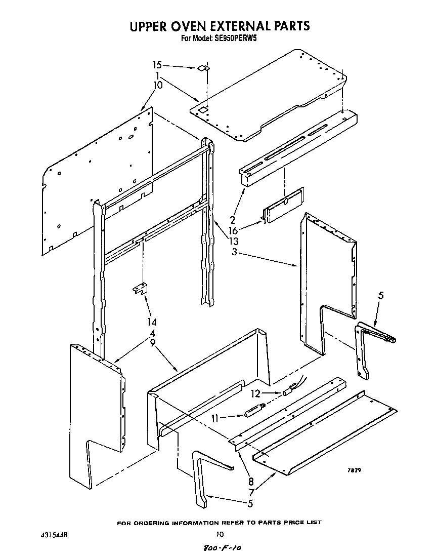 UPPER OVEN EXTERNAL