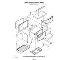 Whirlpool SE950PERW5 upper oven internal diagram