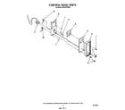 Whirlpool SE950PERW5 control panel diagram