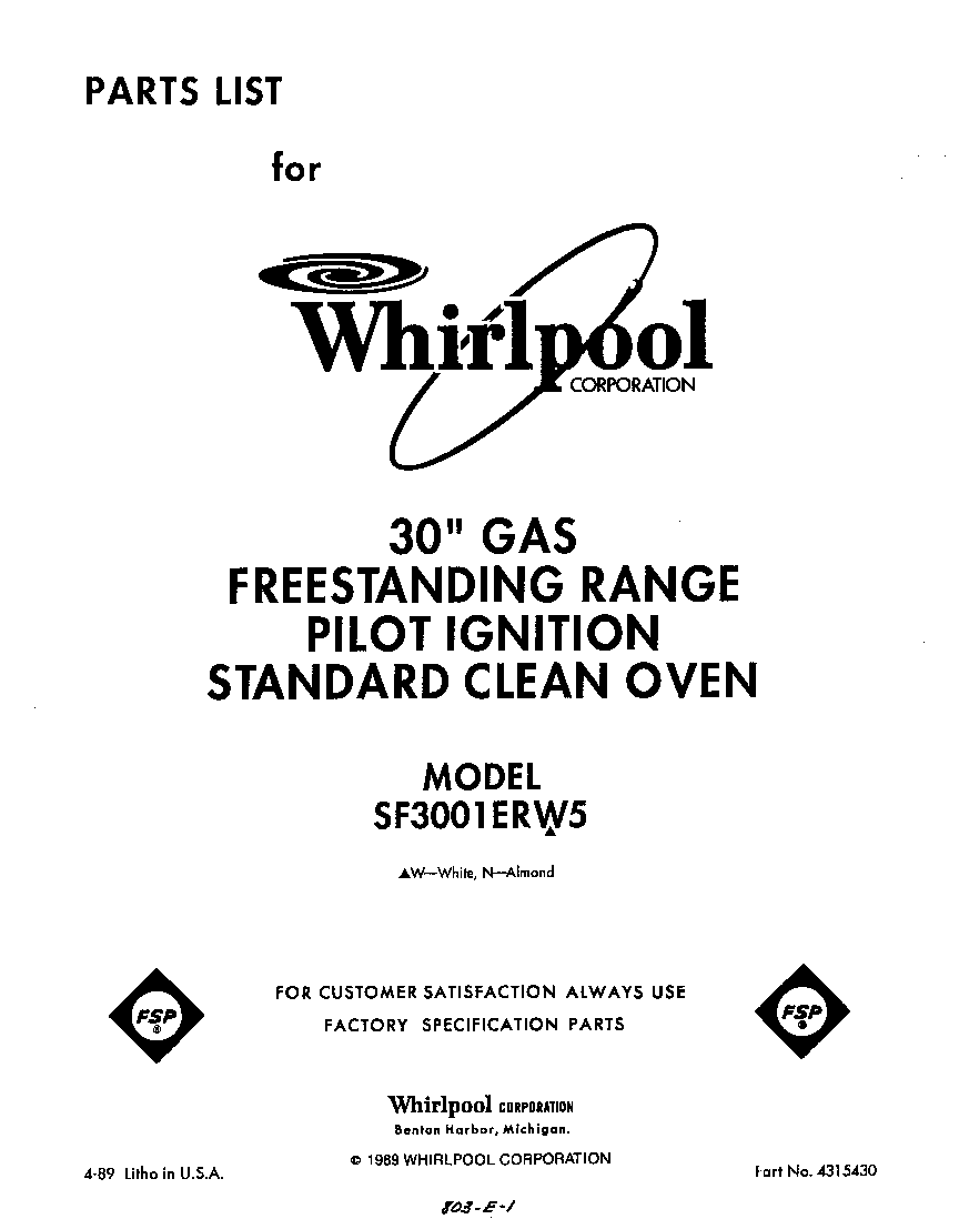 Front cover