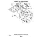 Whirlpool SS333PSTT1 cook top and manifold diagram