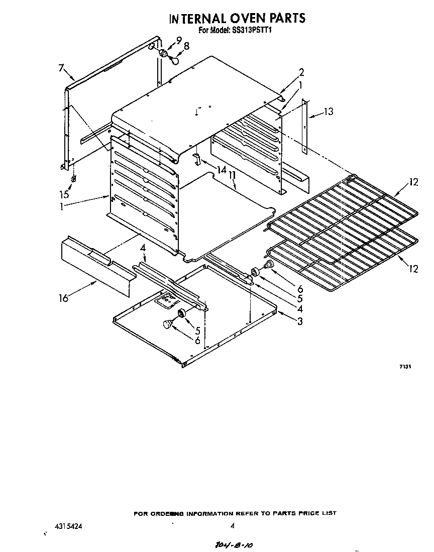 Internal oven