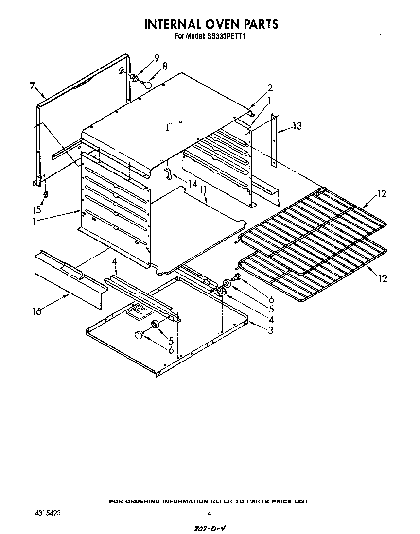 Internal oven