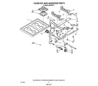 Whirlpool SS333PETT1 cooktop and manifold diagram