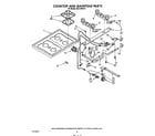 Whirlpool SS313PETT1 cooktop and manifold diagram
