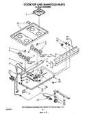 Cook top and manifold
