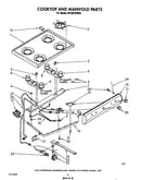 Cook top and manifold
