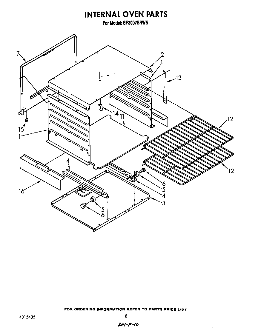 Internal oven