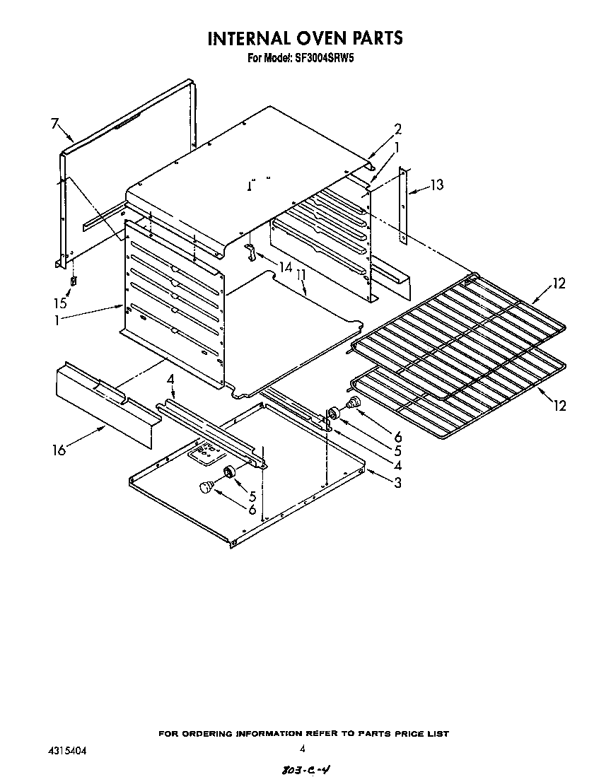 Internal oven