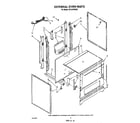 Whirlpool SF310PERW5 external oven diagram