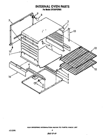 Internal oven