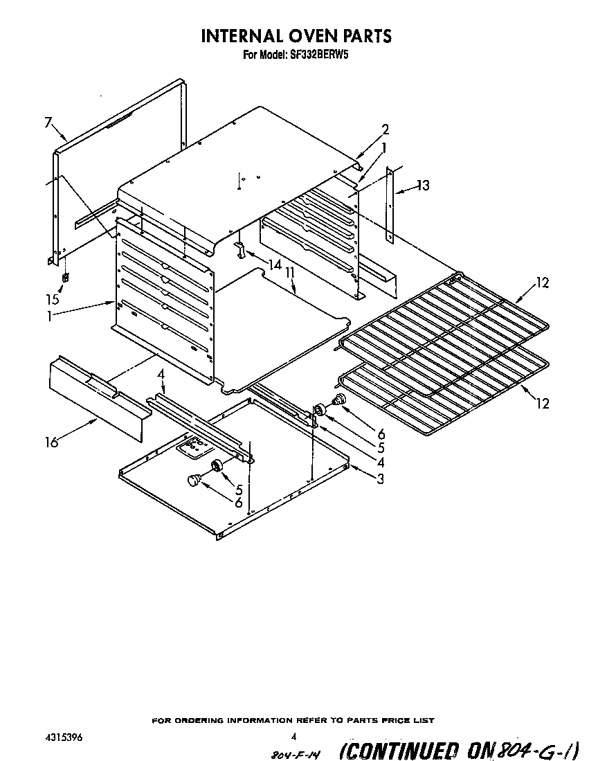 Internal oven