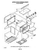 Upper oven internal