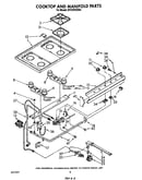Cooktop and manifold