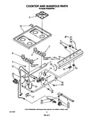 Cooktop and manifold