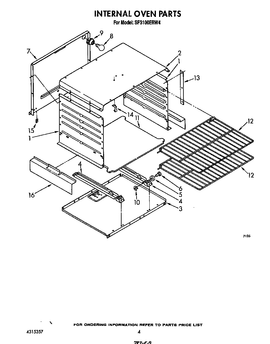 Internal oven