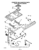 Cook top and manifold