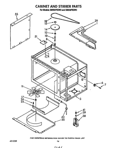 Cabinet and stirrer