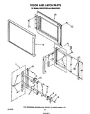 Door and latch