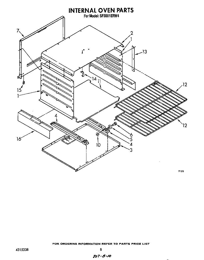 Internal oven