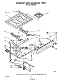 Cook top and manifold
