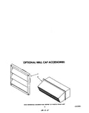 Lit/optional wall cap accessories