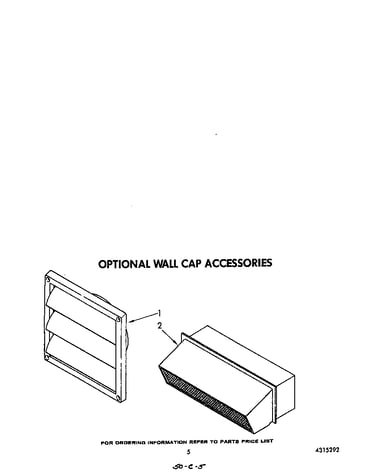 Lit/optional wall cap accessories